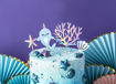Picture of CAKE TOPPERS NARWHAL 10-15.5CM - 4 PACK
